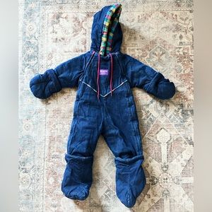 Vintage Oshkosh baby denim snowsuit